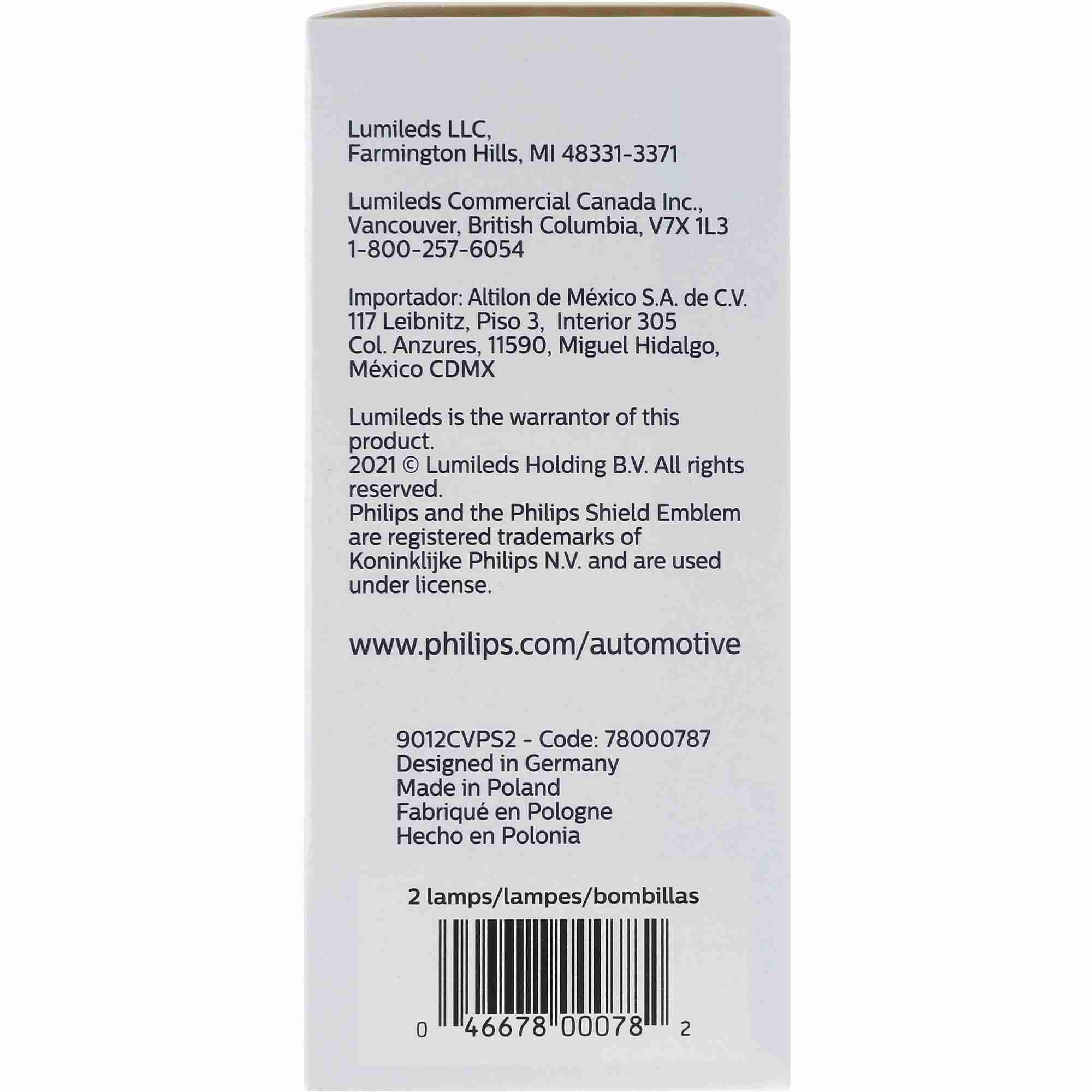 Philips Headlight Bulb 9012CVPS2