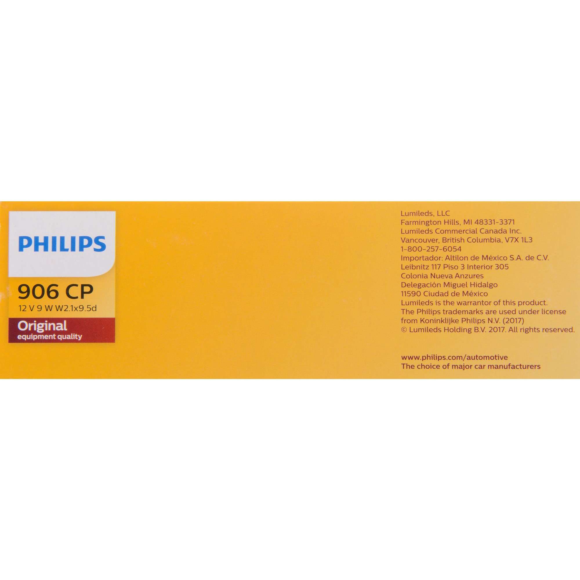 Philips Back Up Light Bulb 906CP