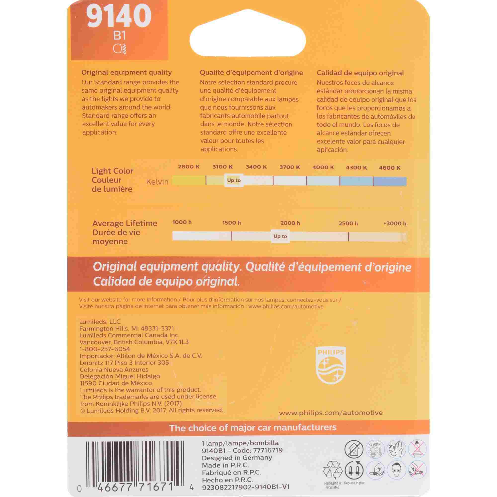 Philips Fog Light Bulb 9140B1