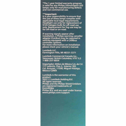Philips Fog Light Bulb 9145USLED