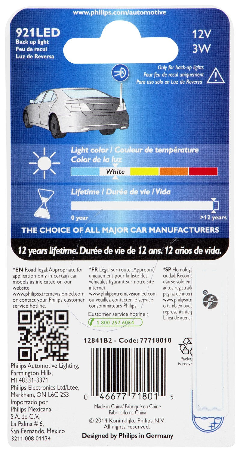 Philips Lighting Back Up Light Bulb 921LED image 7