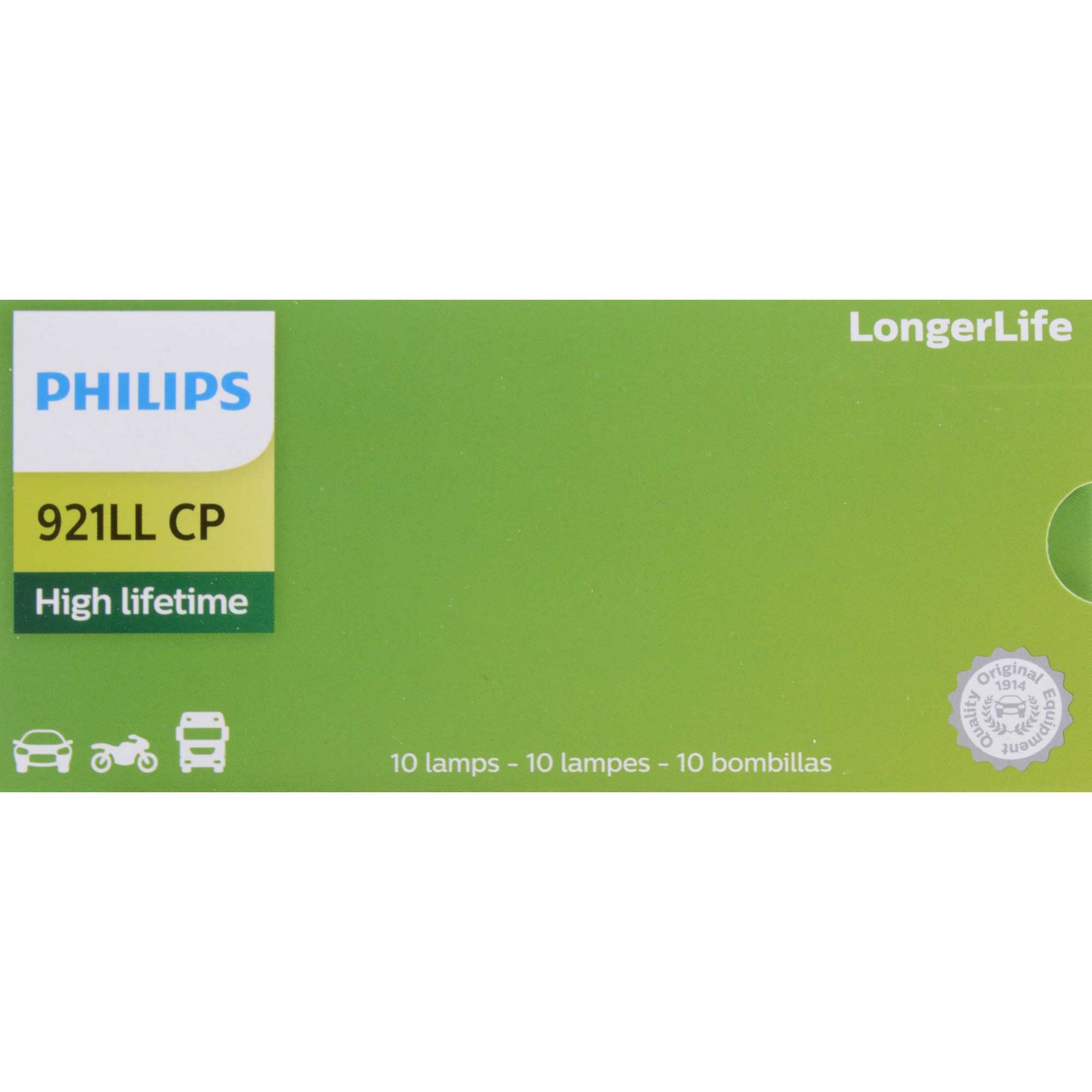 Philips Back Up Light Bulb 921LLCP