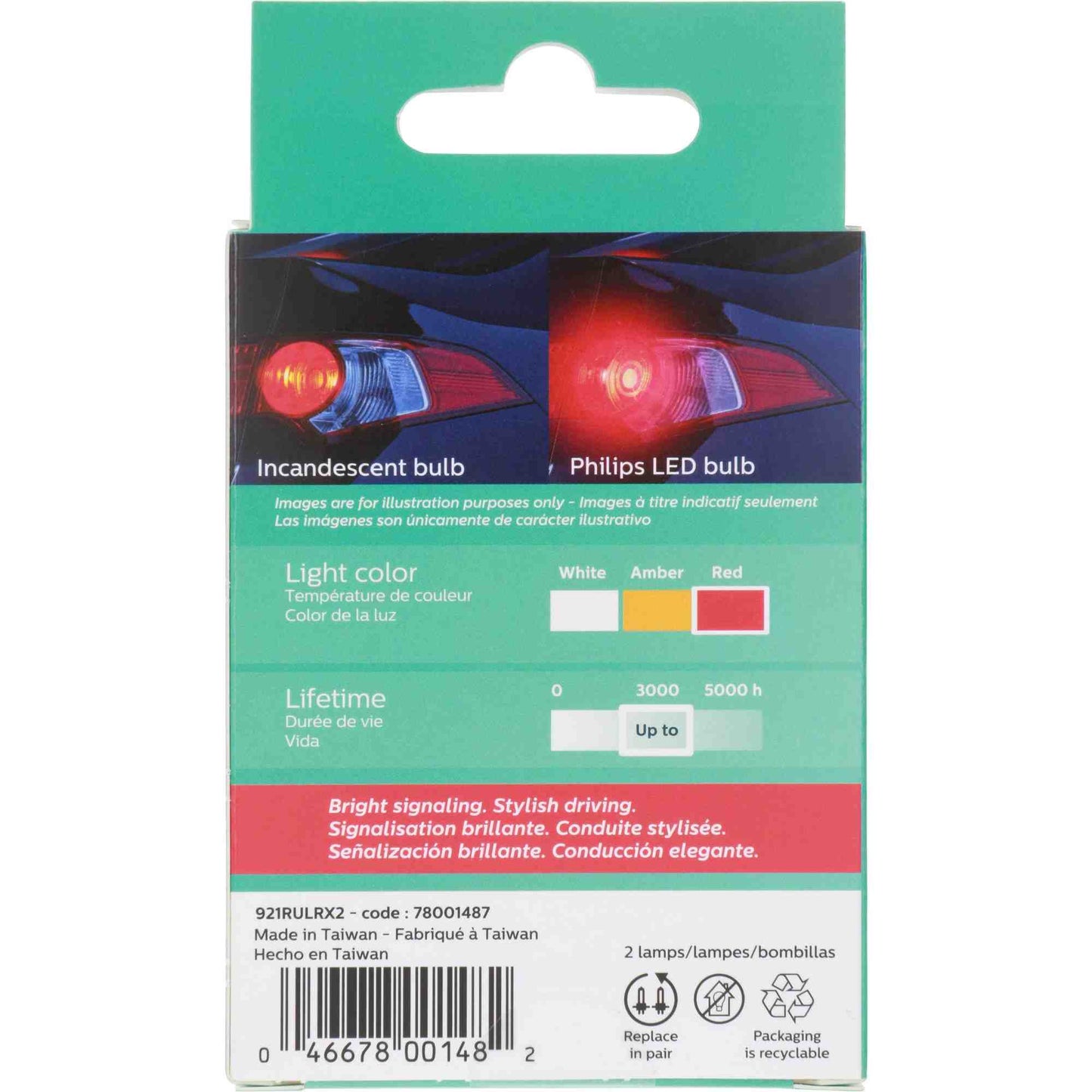 Philips Multi-Purpose Light Bulb 921RLED