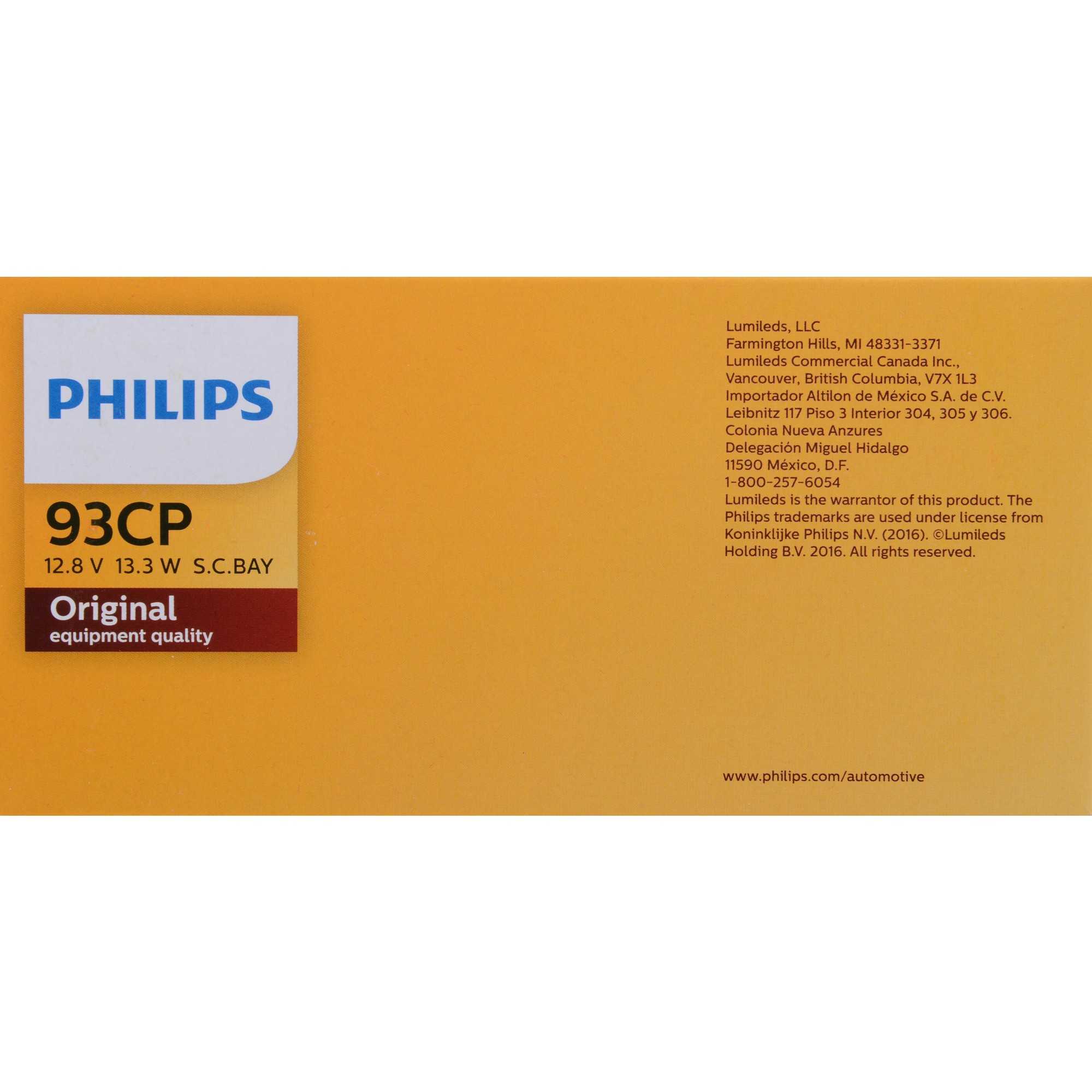 Philips Multi-Purpose Light Bulb 93CP