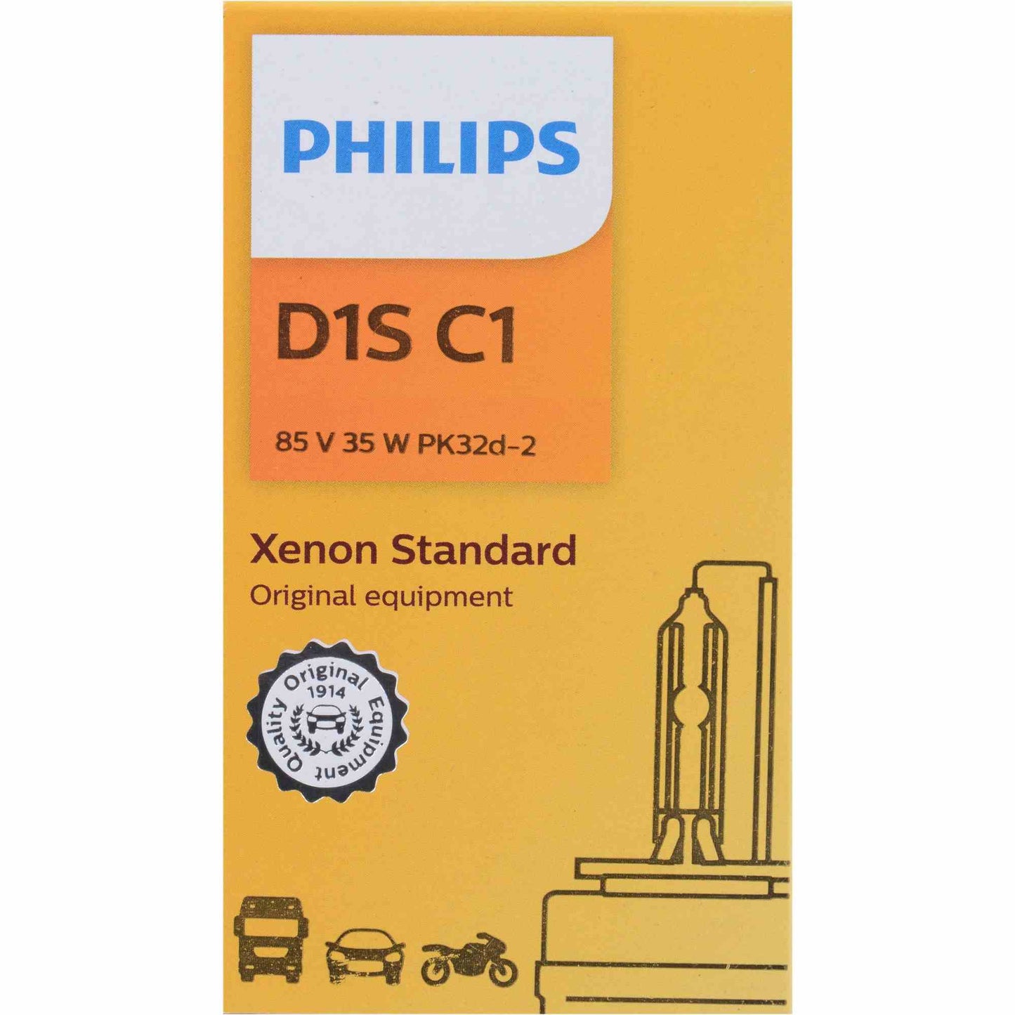 Philips Headlight Bulb D1SC1