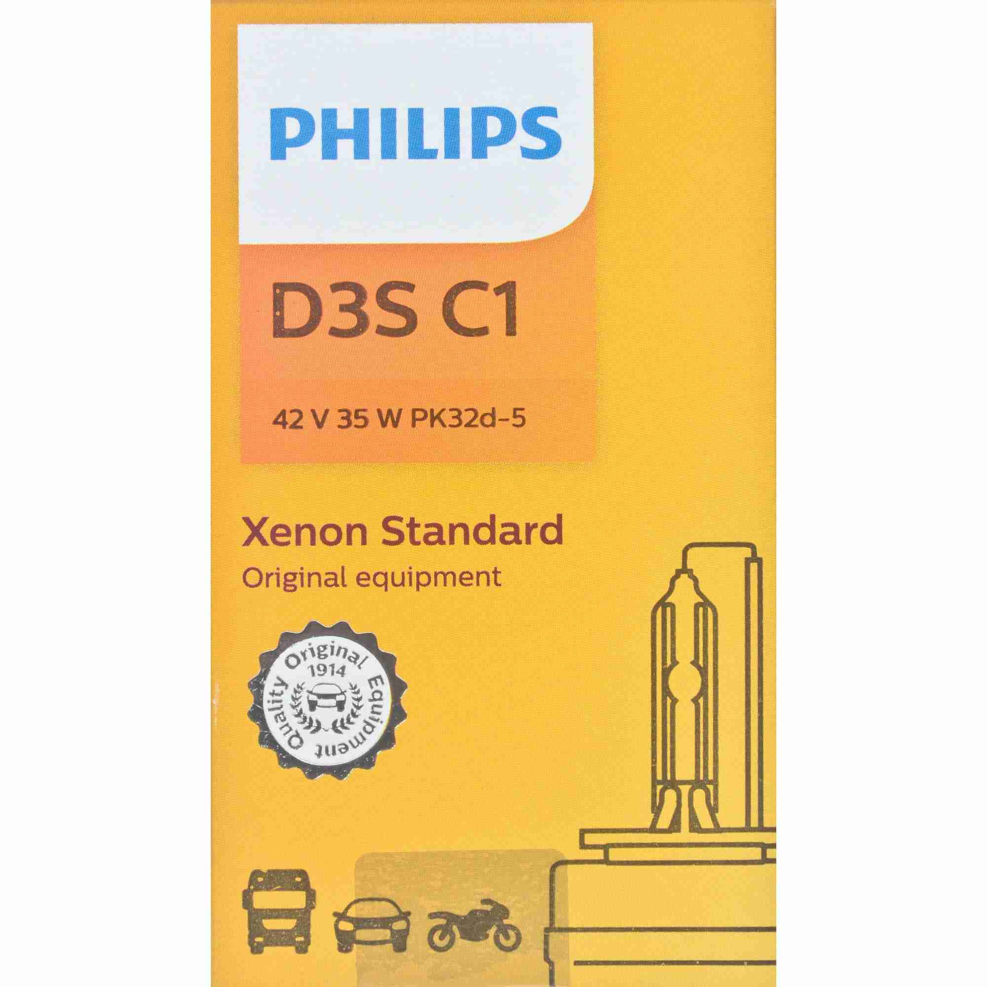 Philips Headlight Bulb D3SC1