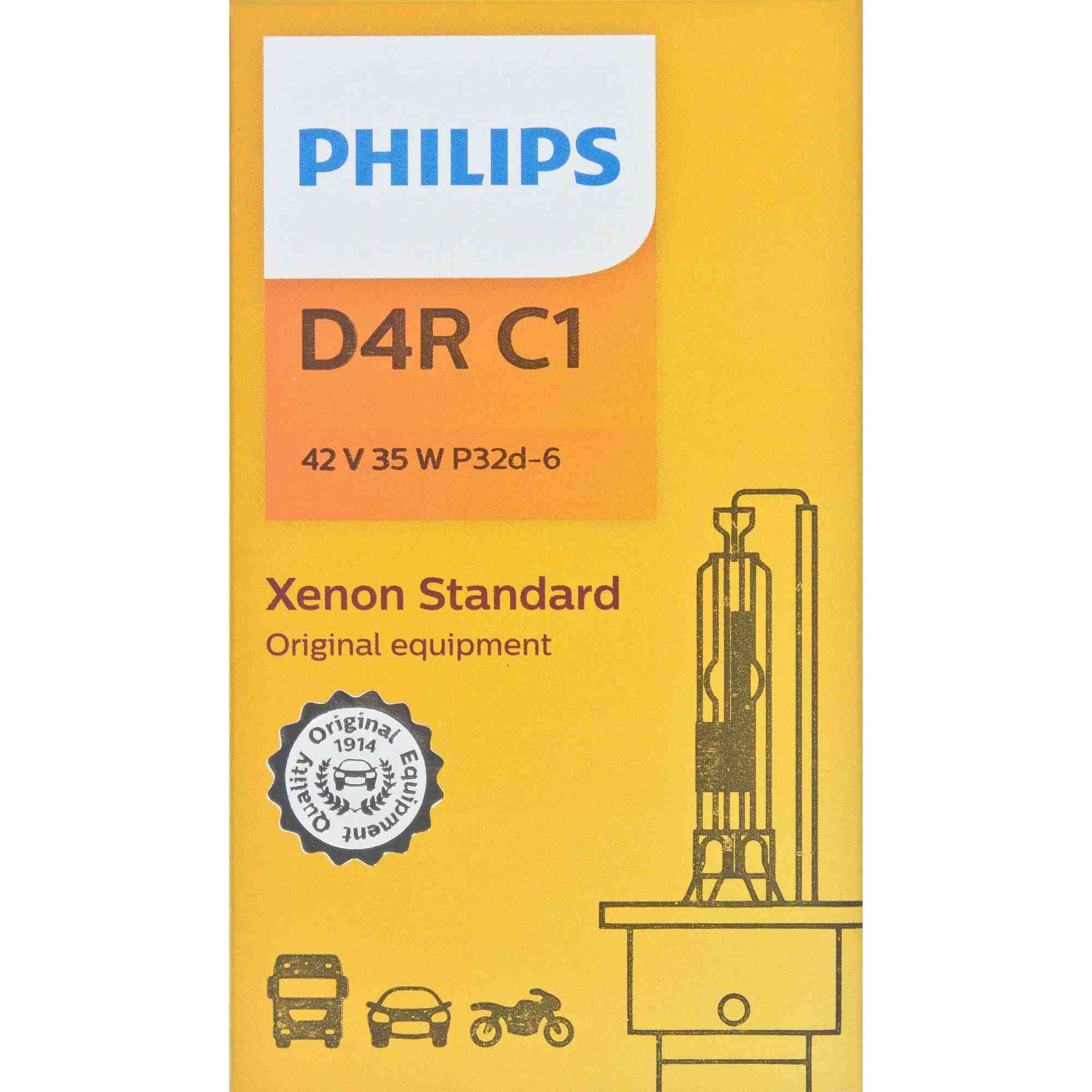 Philips Headlight Bulb D4RC1
