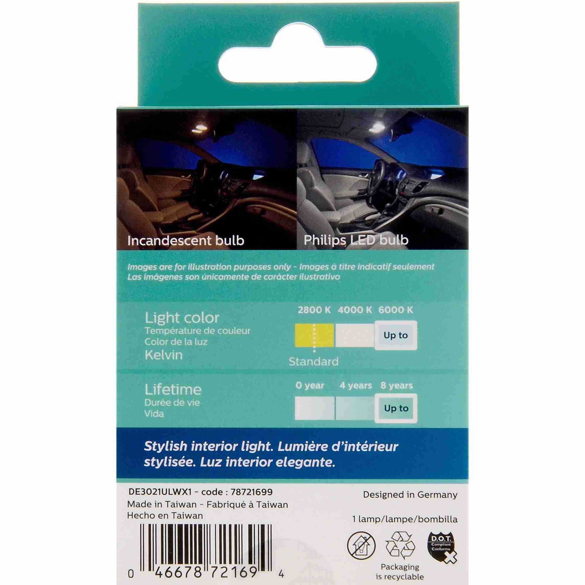 Philips Multi-Purpose Light Bulb DE3021WLED