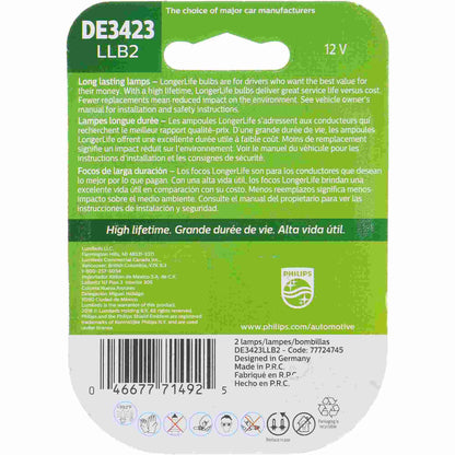 Philips Dome Light Bulb DE3423LLB2