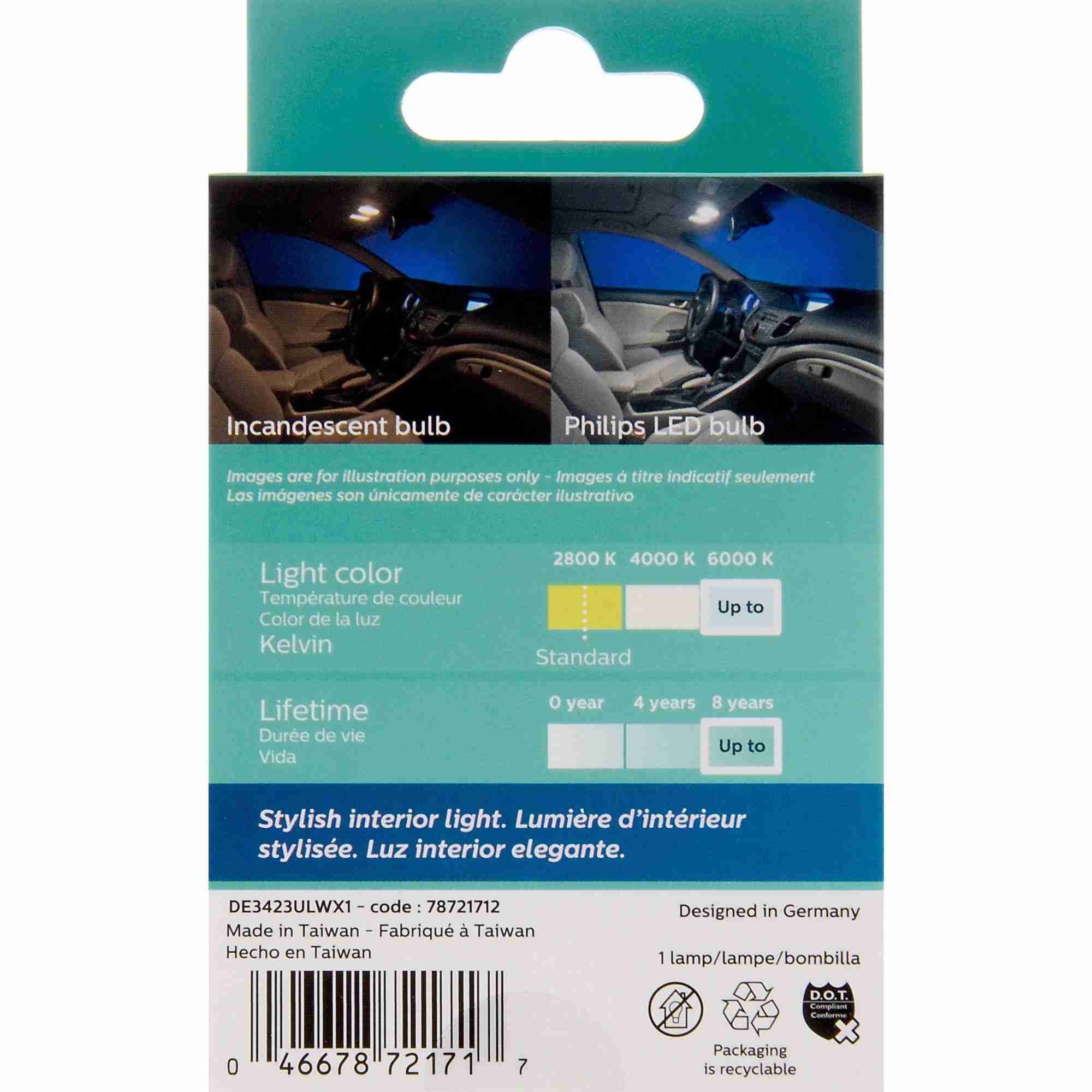 Philips Multi-Purpose Light Bulb DE3423WLED