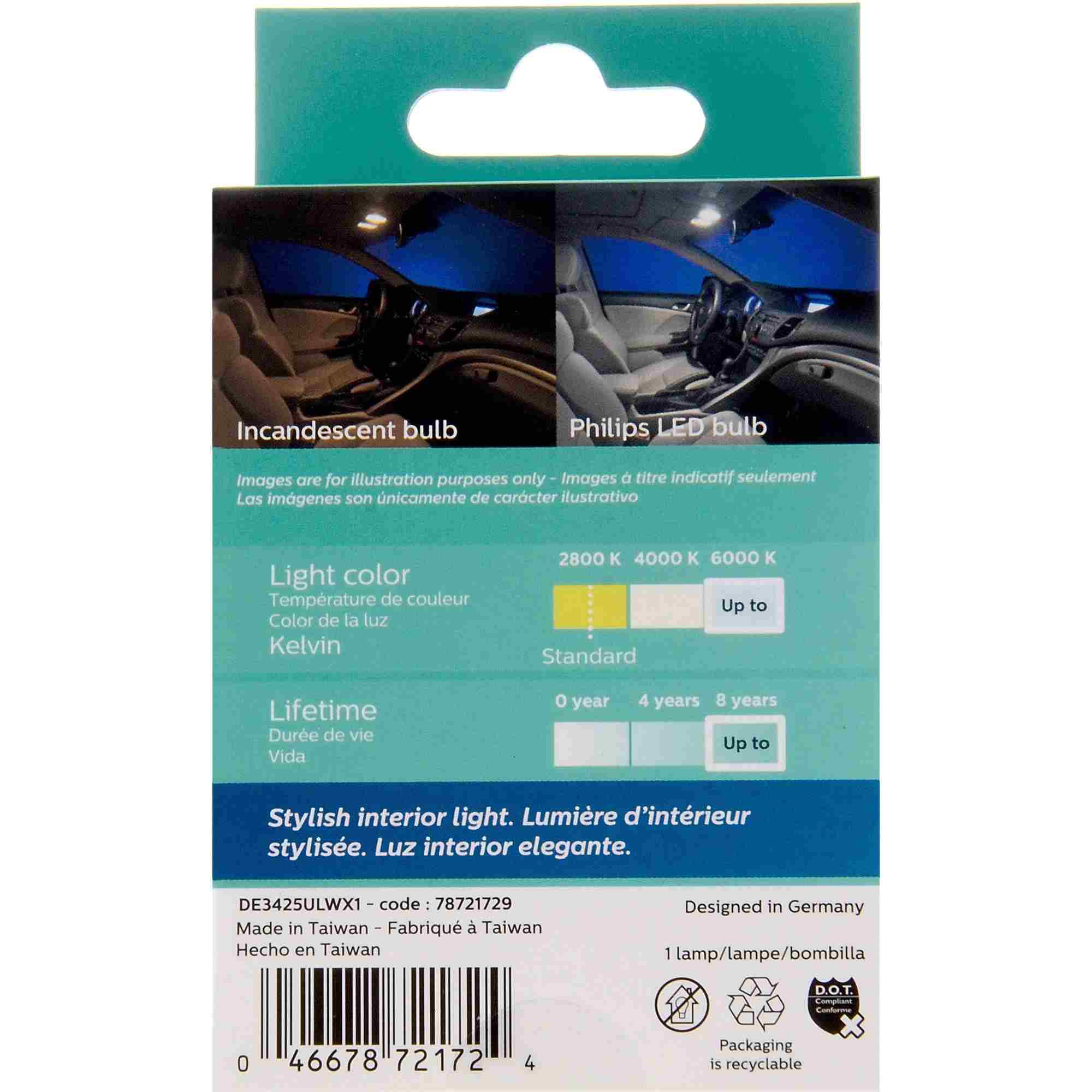 Philips Multi-Purpose Light Bulb DE3425WLED