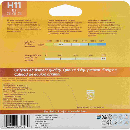 Philips Headlight Bulb H11B2