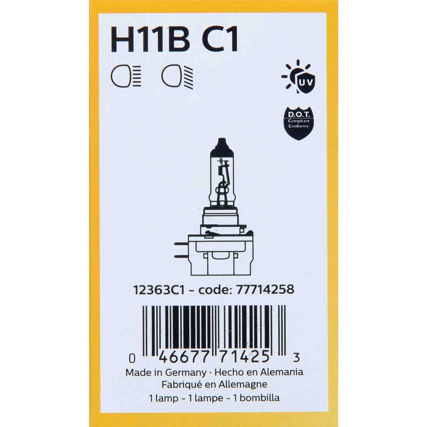 Philips Headlight Bulb H11BC1