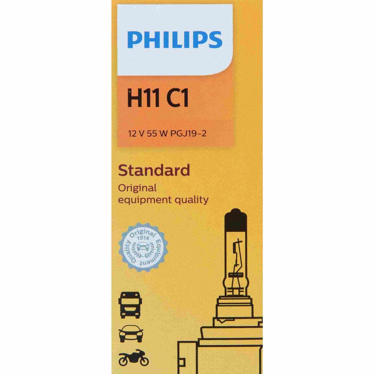 Philips Headlight Bulb H11C1