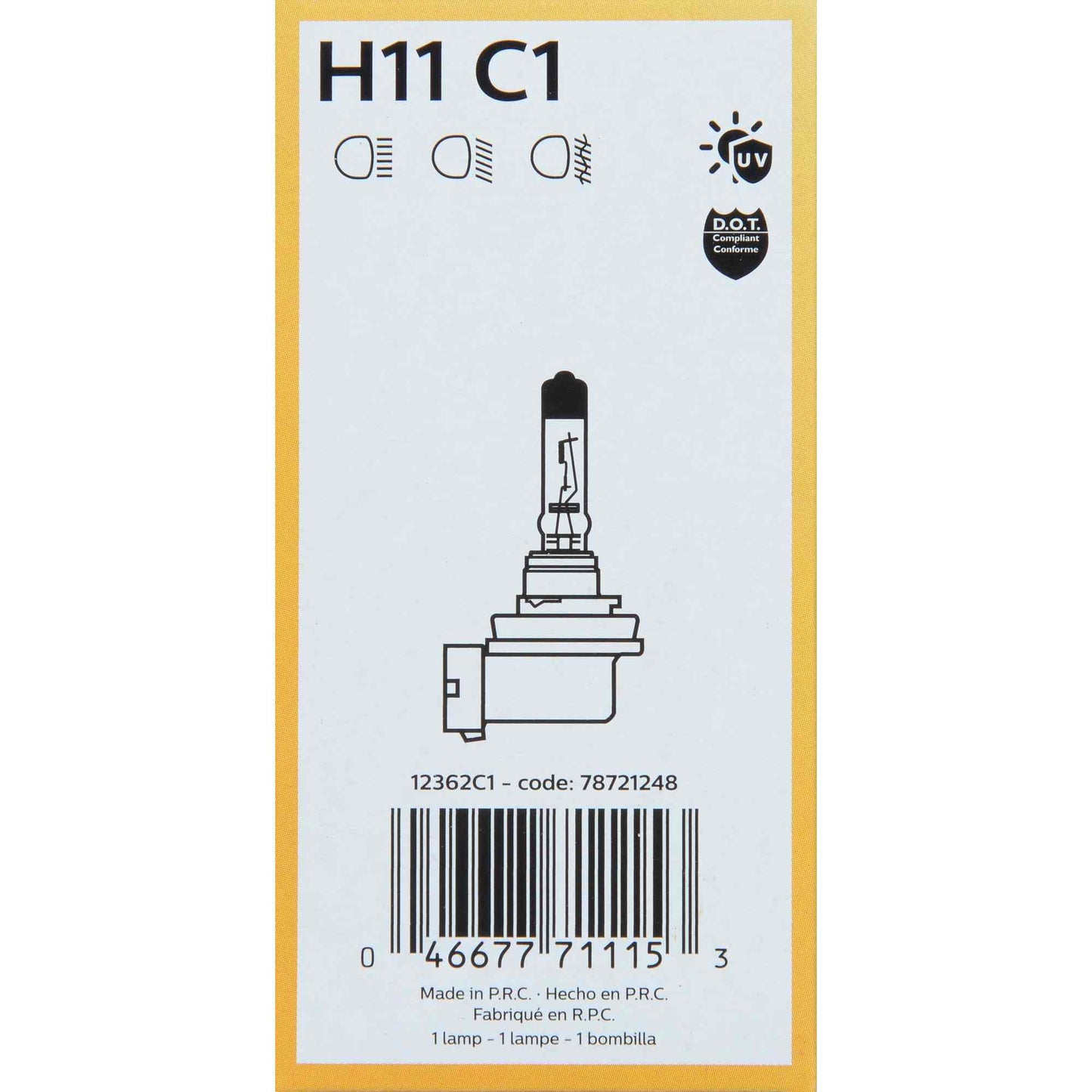 Philips Headlight Bulb H11C1