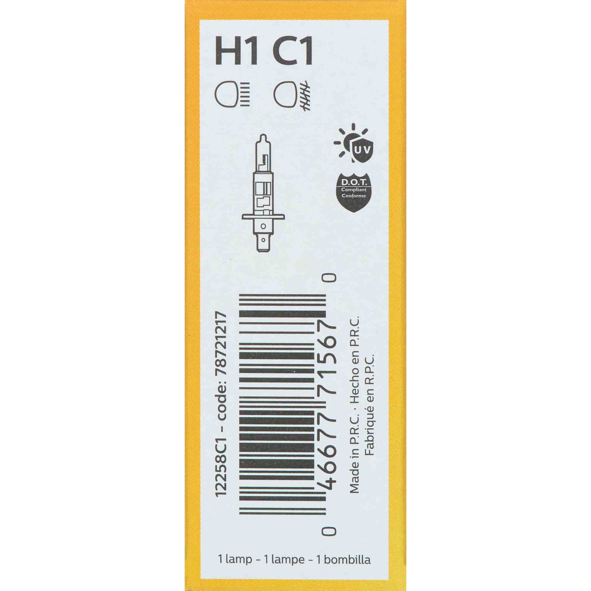 Philips Headlight Bulb H1C1