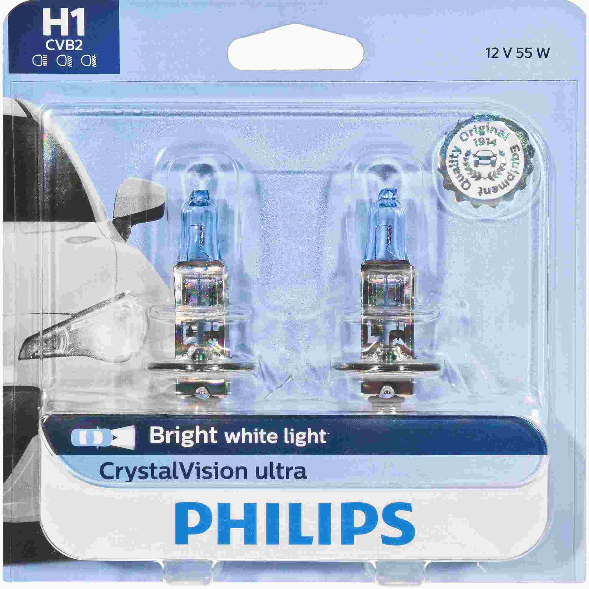 Philips Headlight Bulb H1CVB2