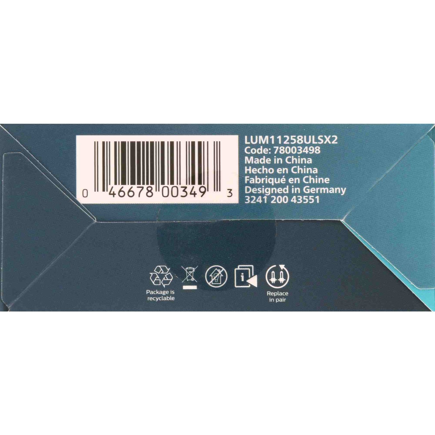 Philips Headlight Bulb H1USLED
