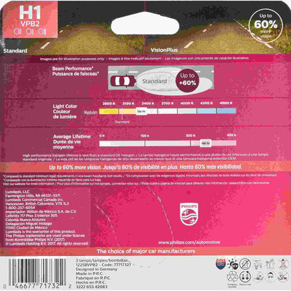 Philips Headlight Bulb H1VPB2