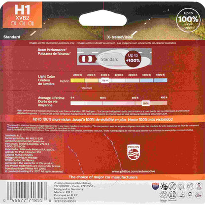 Philips Headlight Bulb H1XVB2