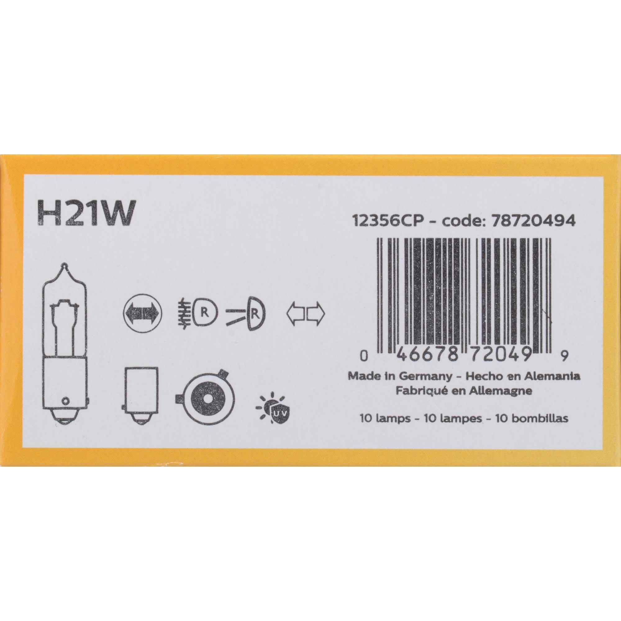 Philips Multi-Purpose Light Bulb H21WCP