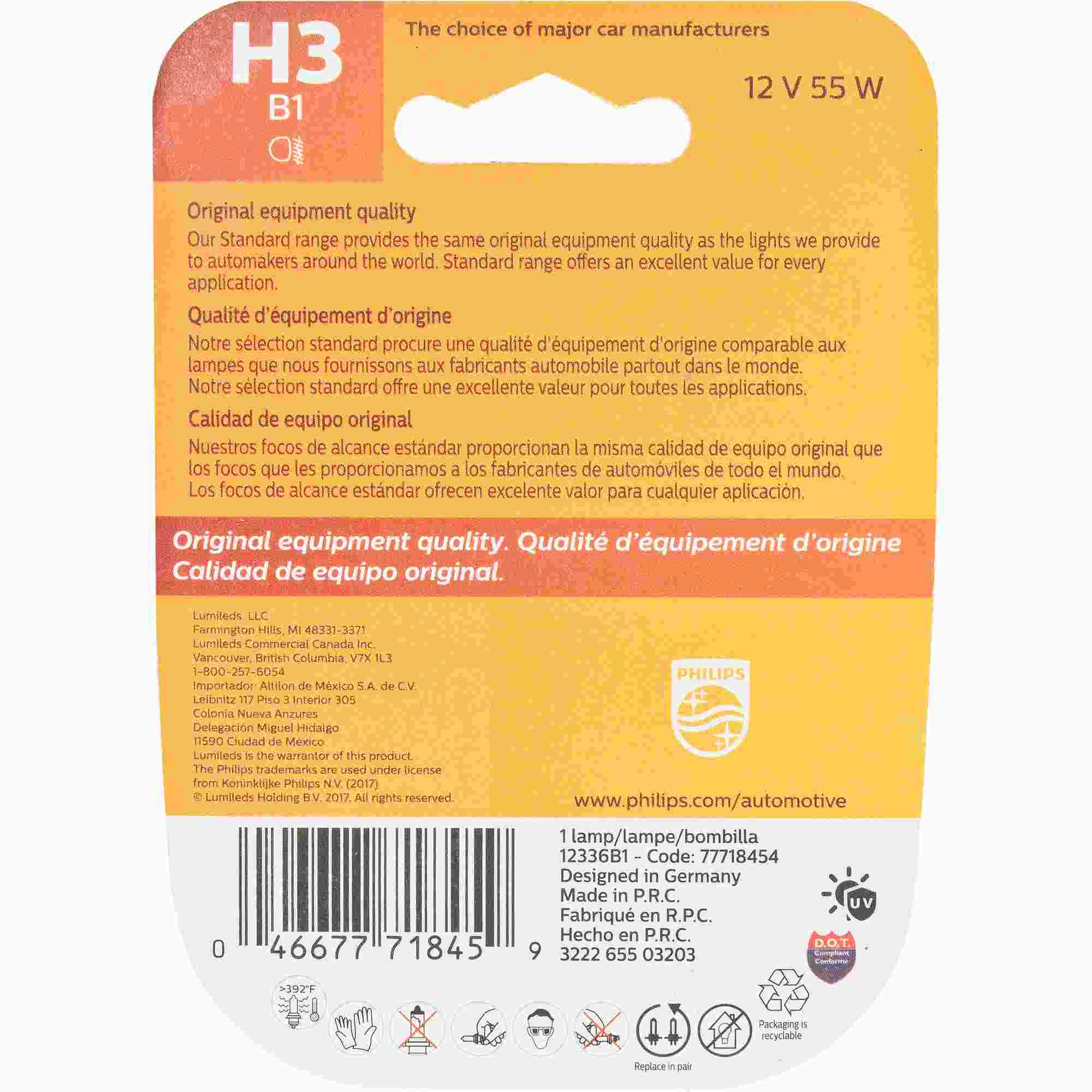 Philips Fog Light Bulb H3B1