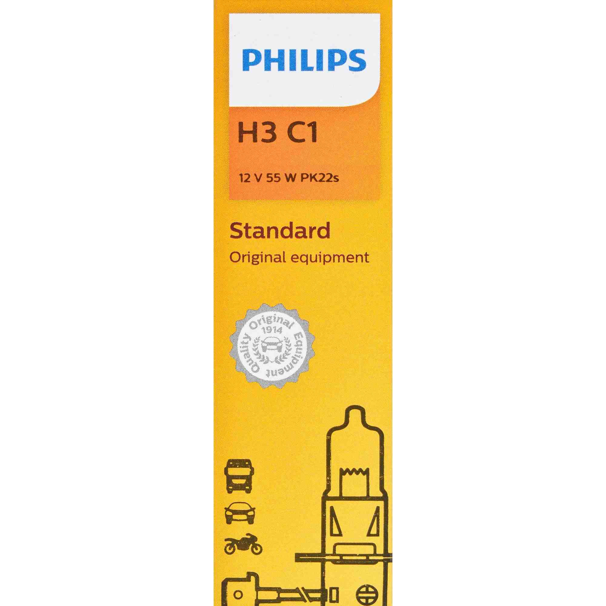 Philips Turn Signal / Parking Light Bulb H3C1