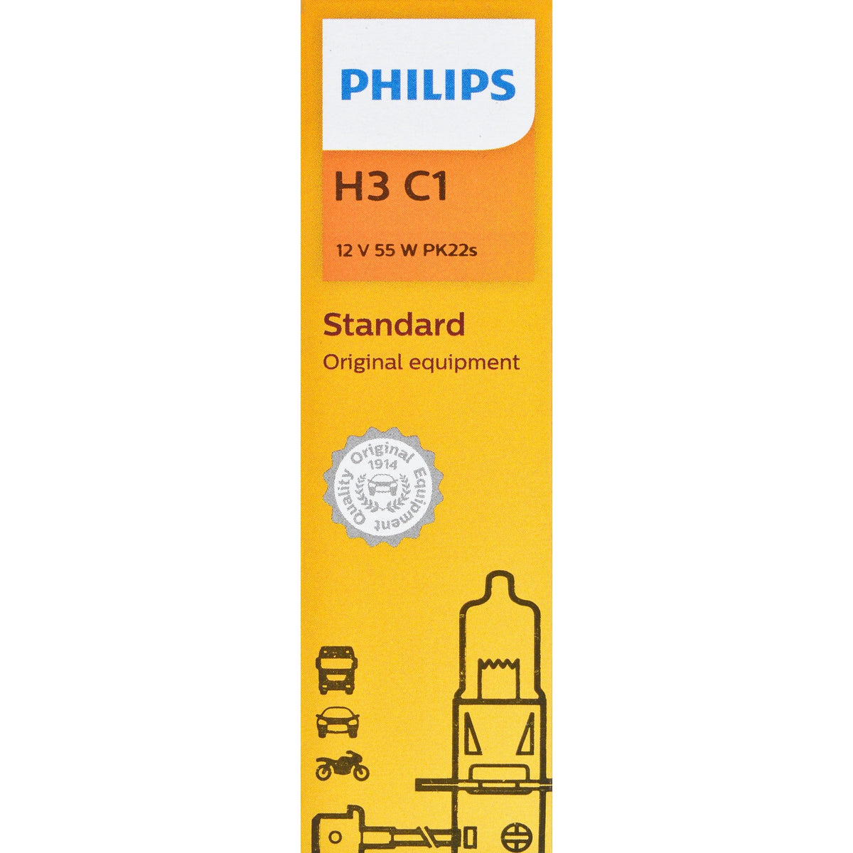 Philips Turn Signal / Parking Light Bulb H3C1