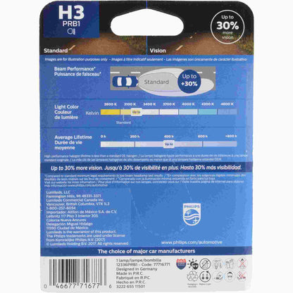 Philips Headlight Bulb H3PRB1