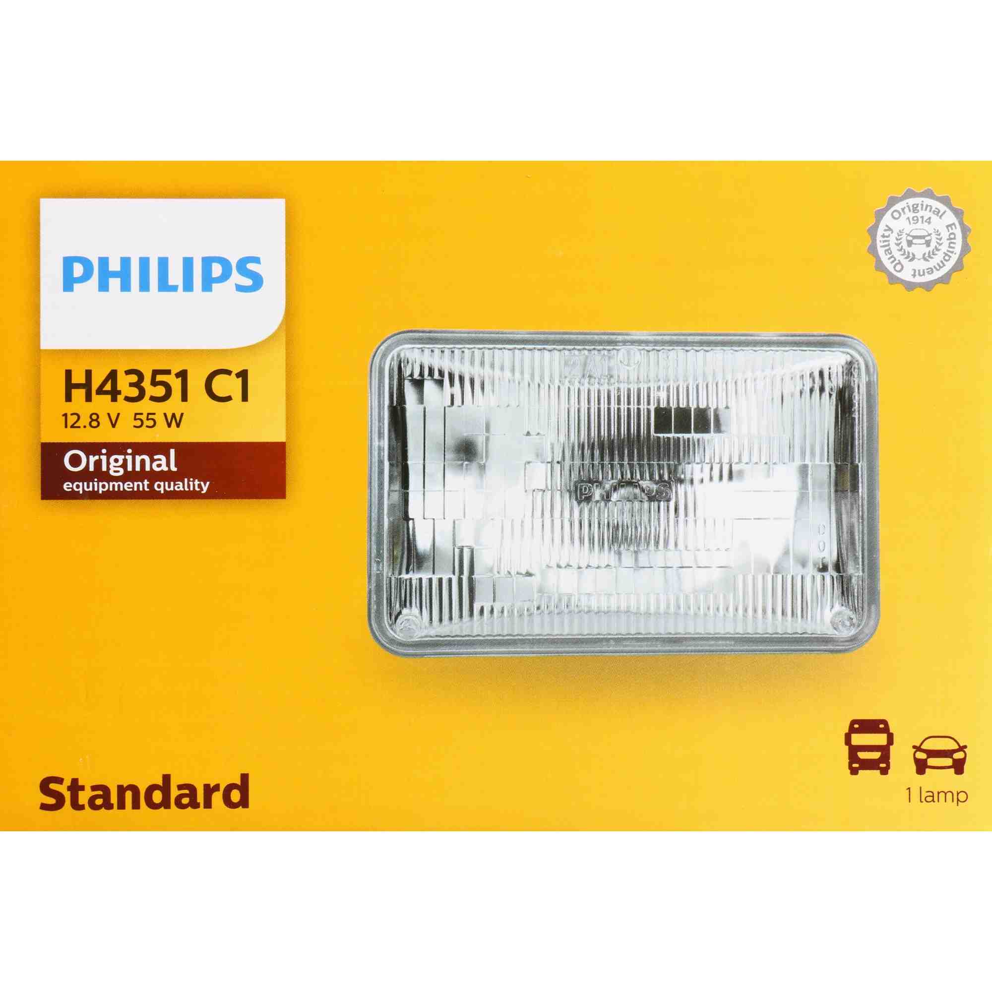 Philips Headlight Bulb H4351C1