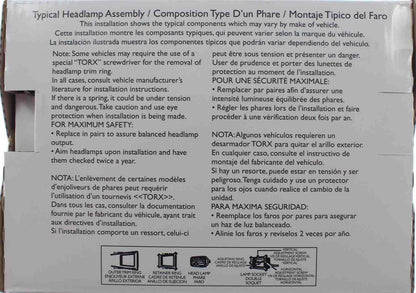 Philips Headlight Bulb H4651CVC1