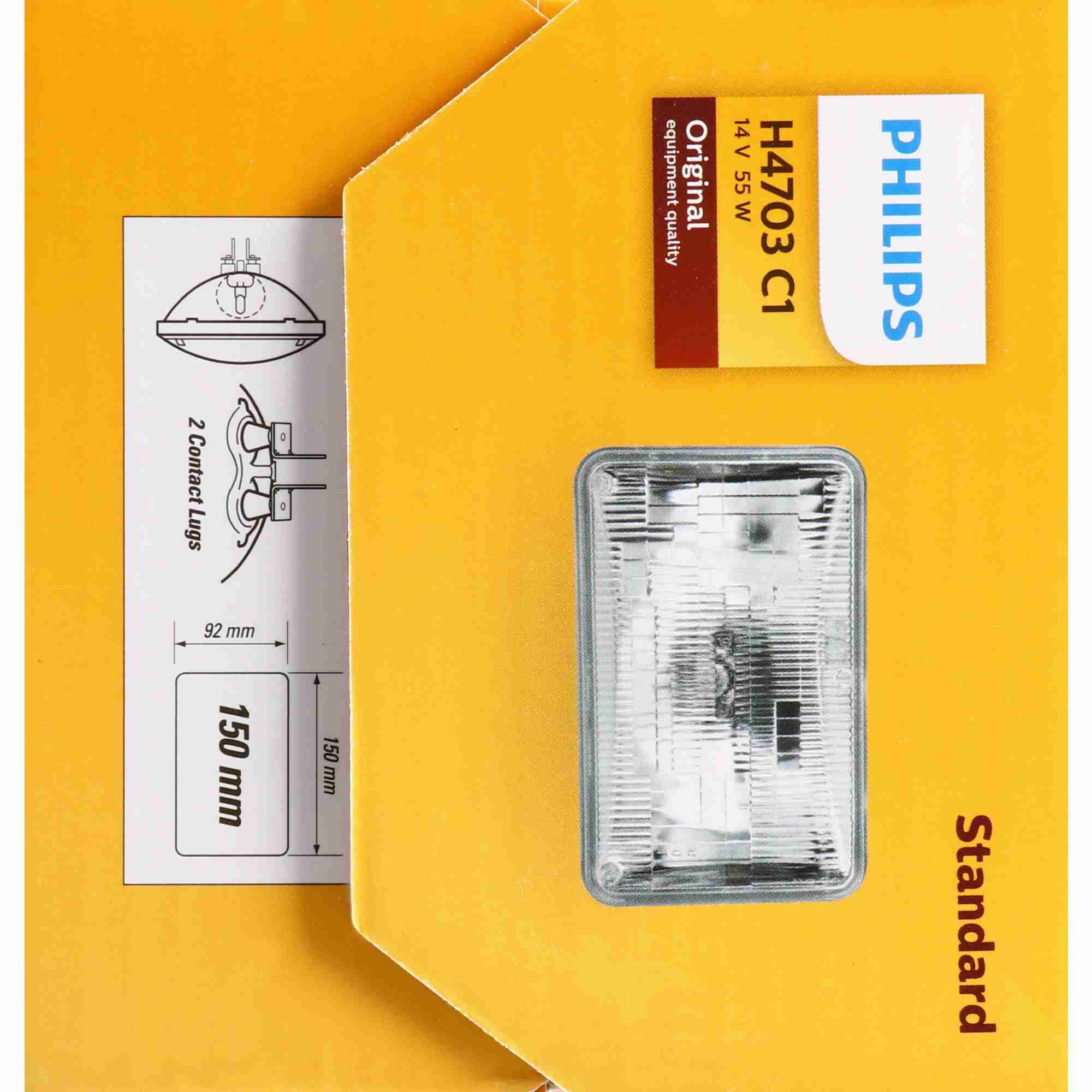 Philips Headlight Bulb H4703C1