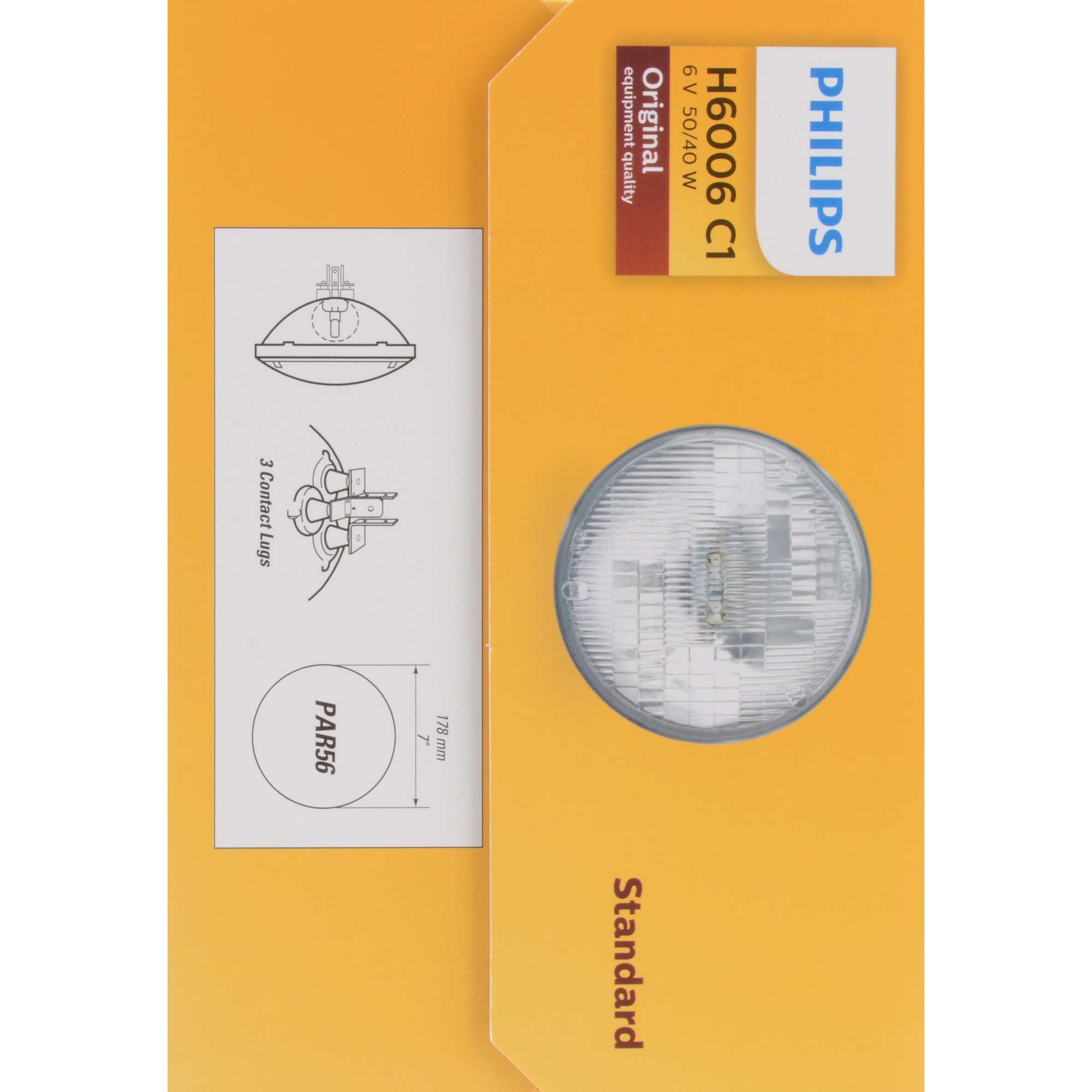 Philips Headlight Bulb H6006C1