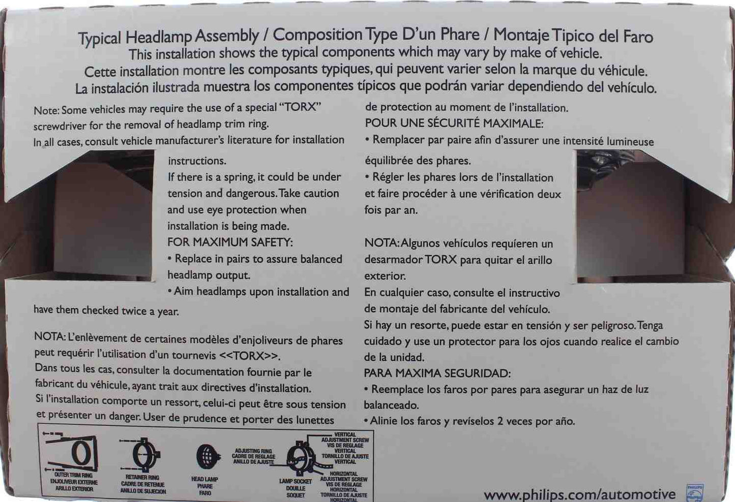 Philips Headlight Bulb H6024C1