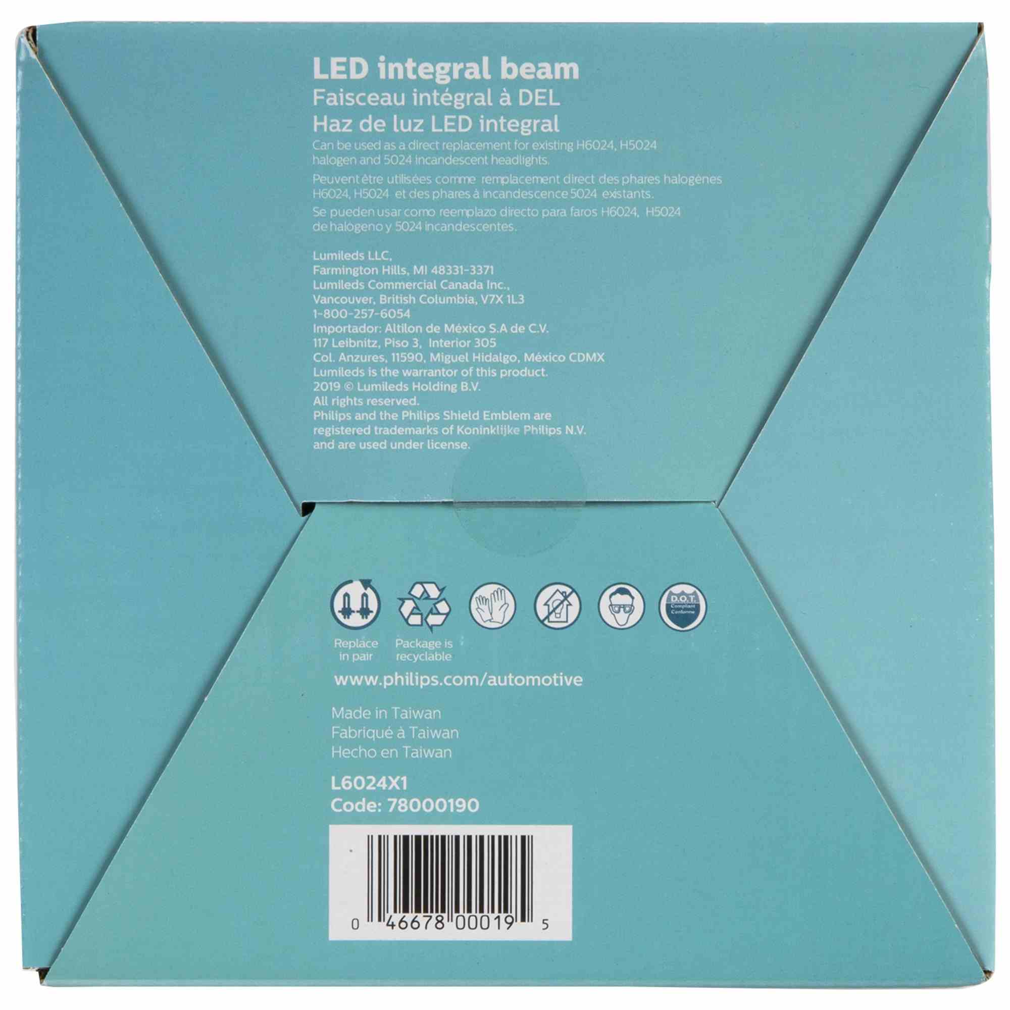 Philips Headlight Bulb H6024LED