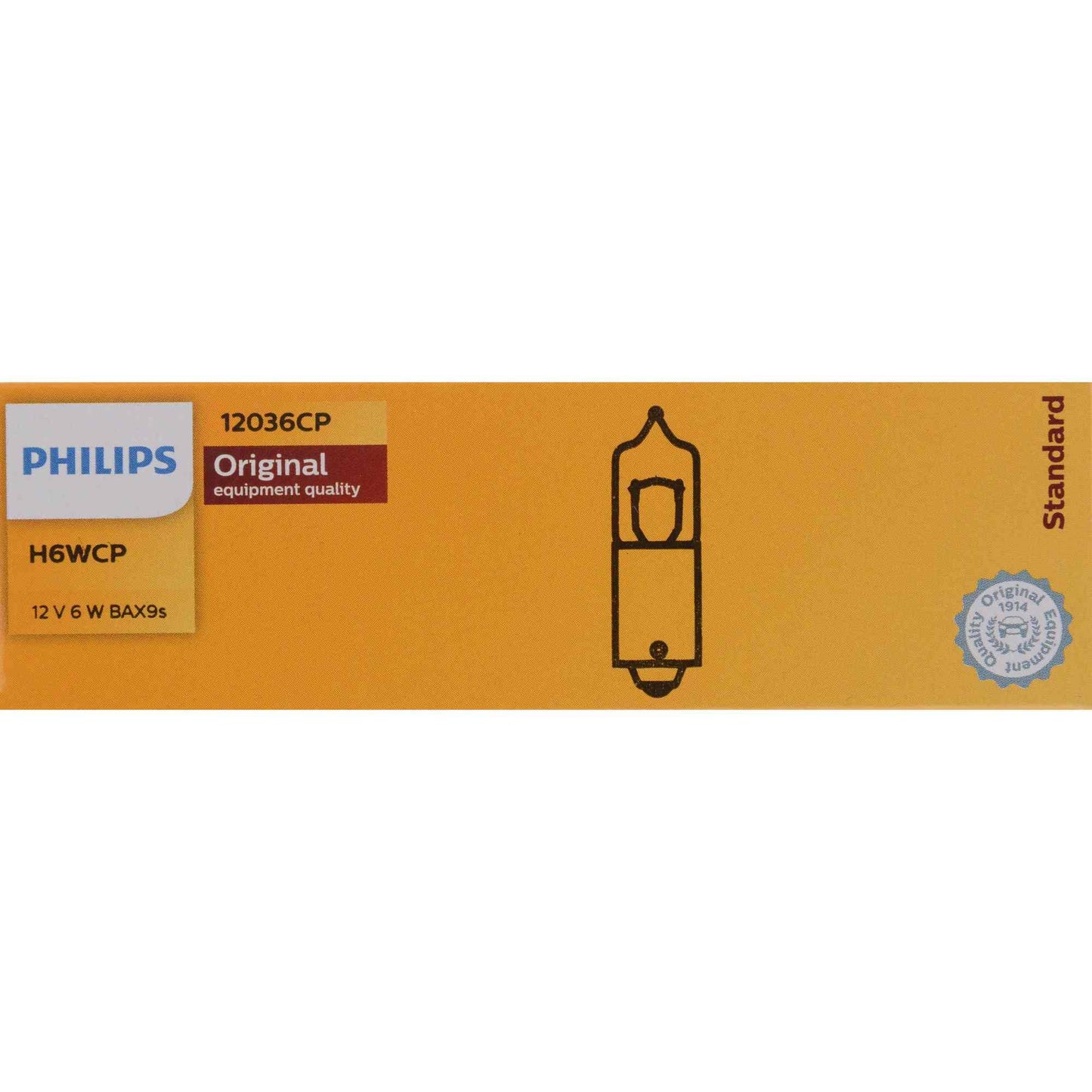 Philips Turn Signal / Parking Light Bulb H6WCP