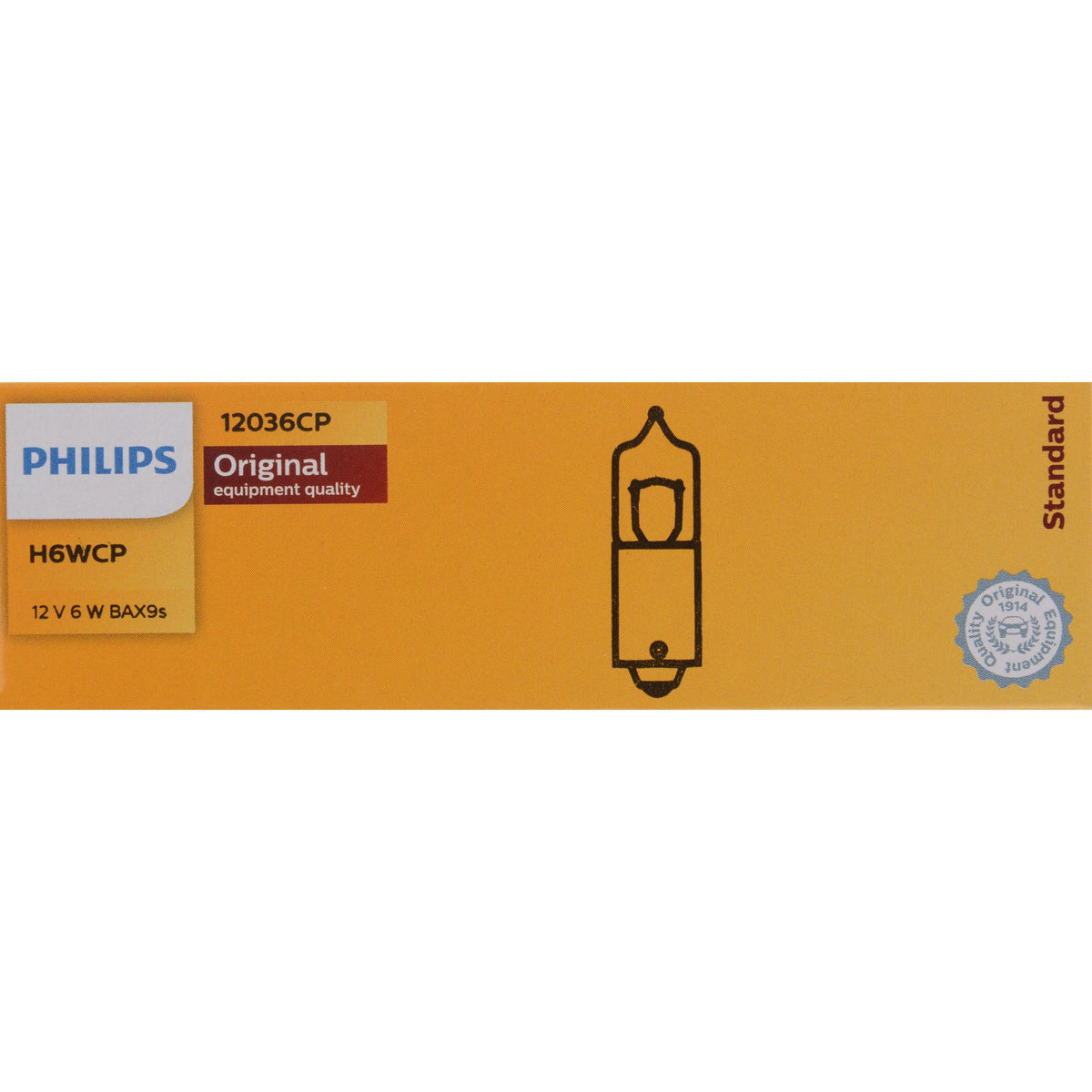 Philips Turn Signal / Parking Light Bulb H6WCP