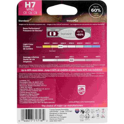 Philips Headlight Bulb H7VPB1