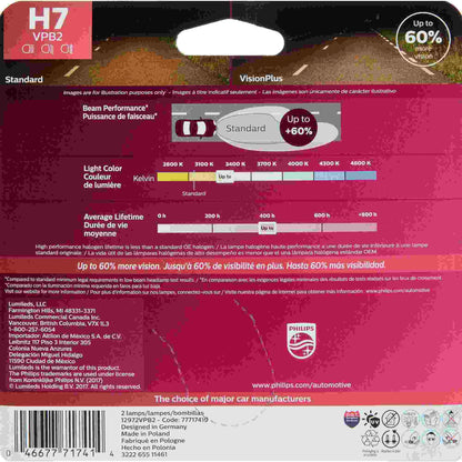 Philips Headlight Bulb H7VPB2