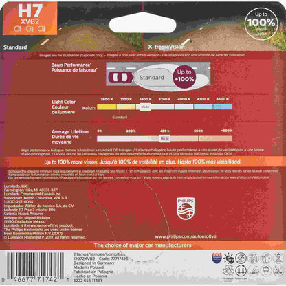 Philips Headlight Bulb H7XVB2