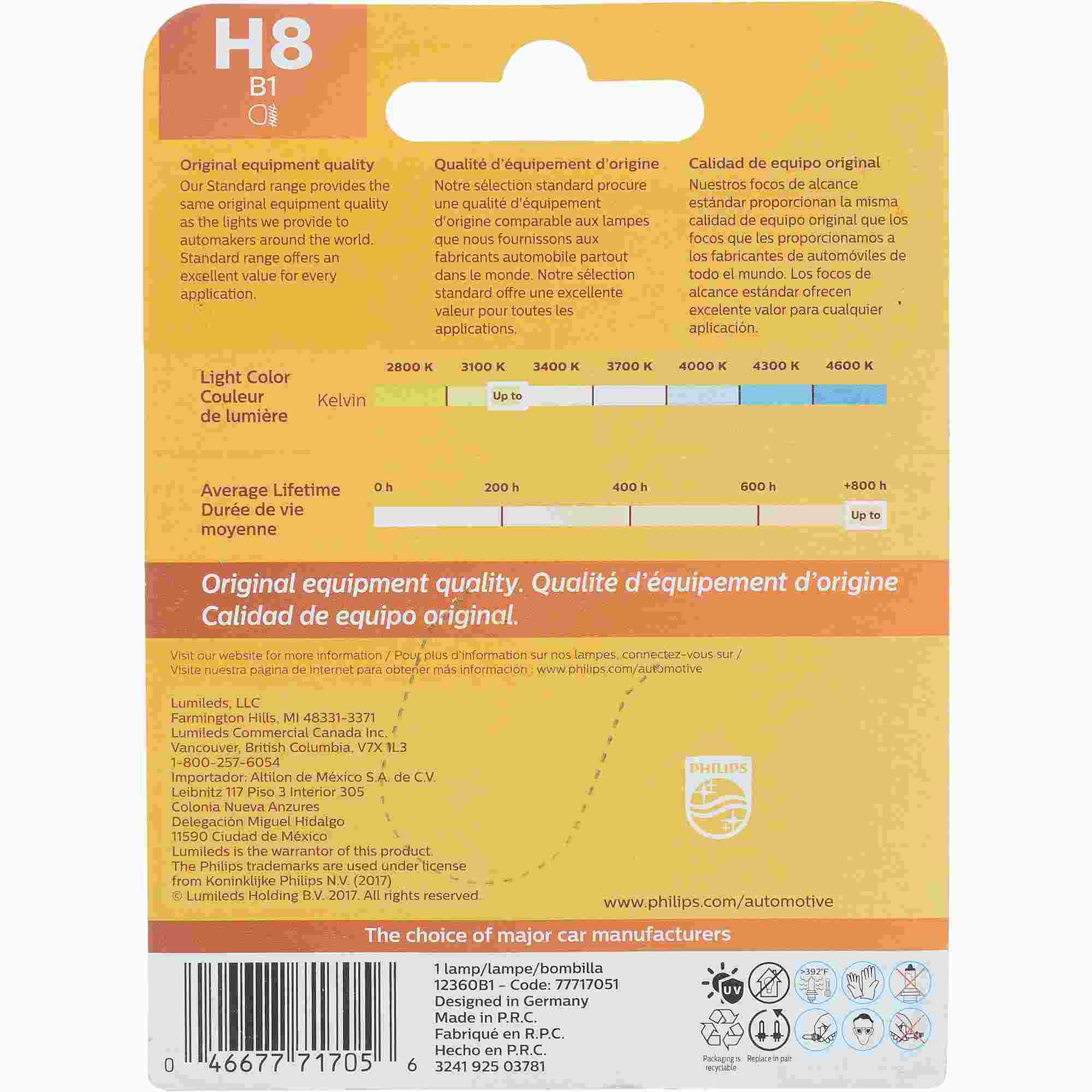 Philips Fog Light Bulb H8B1