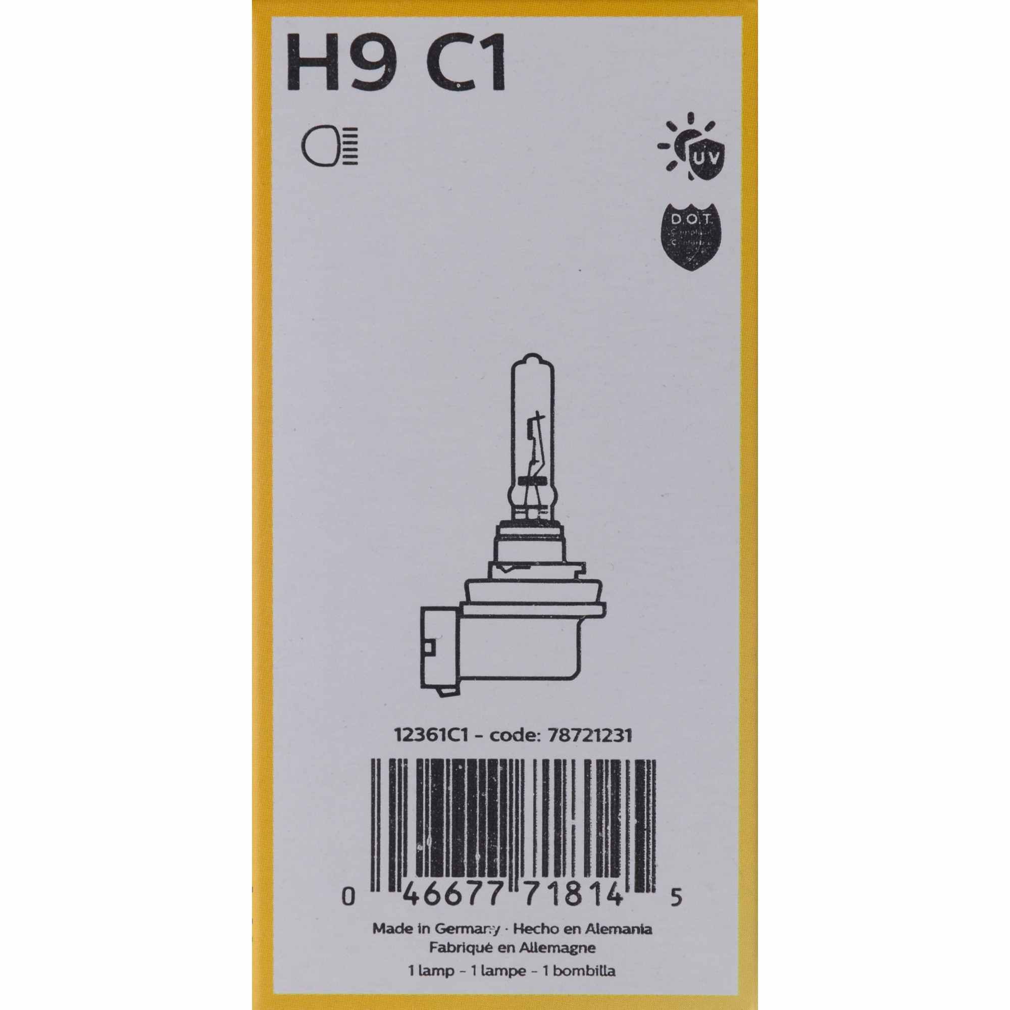 Philips Headlight Bulb H9C1
