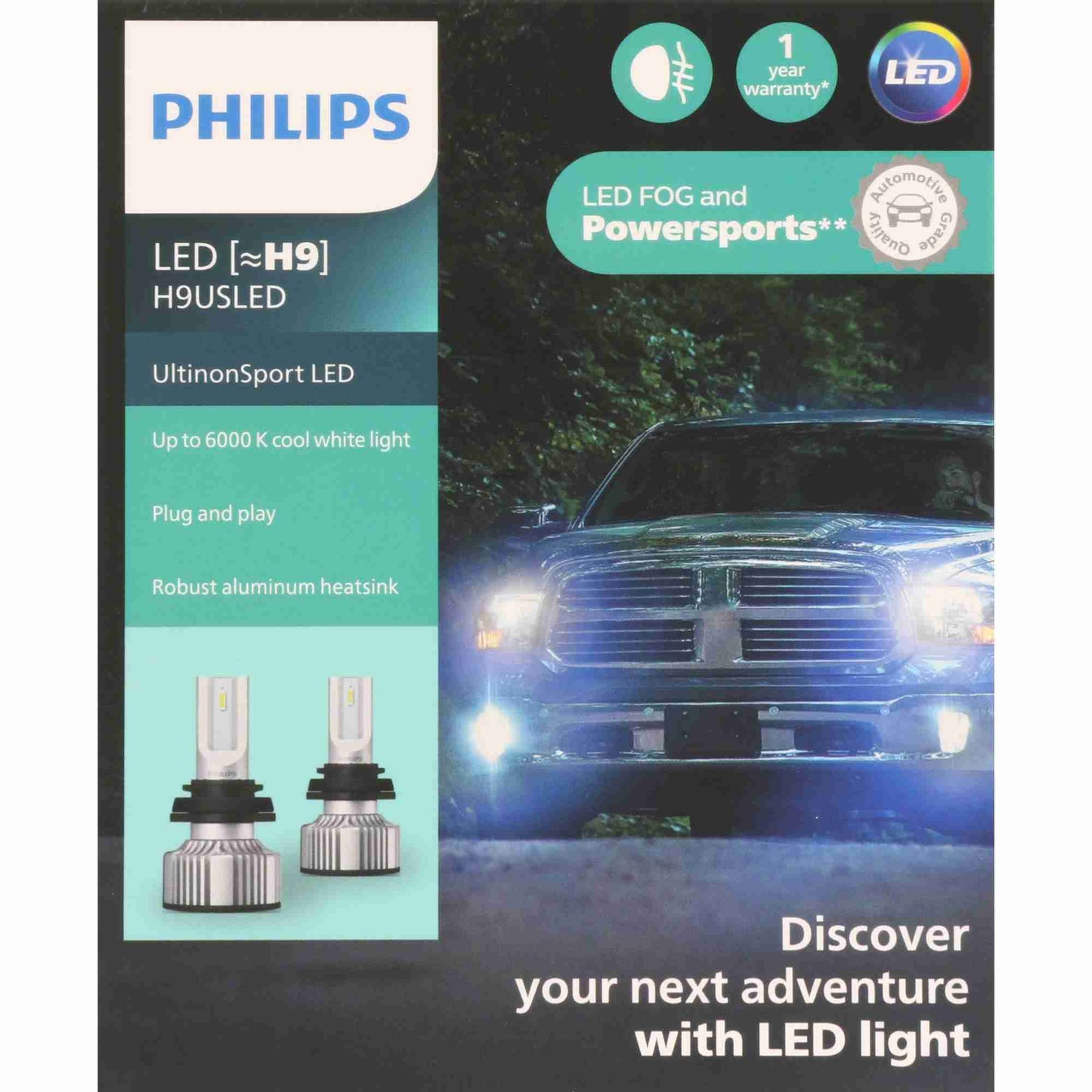 Philips Headlight Bulb H9USLED