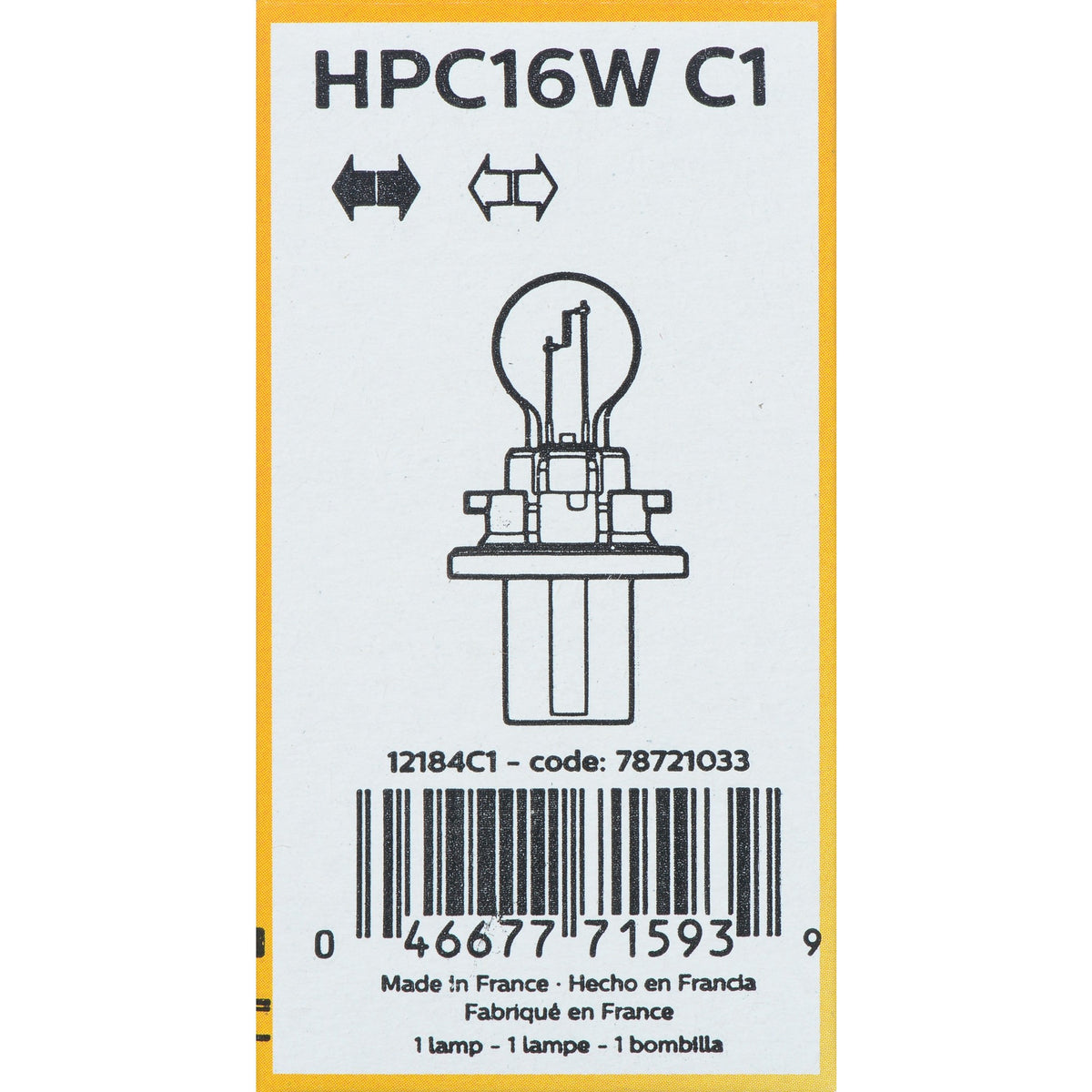 Philips Turn Signal Light Bulb HPC16WC1