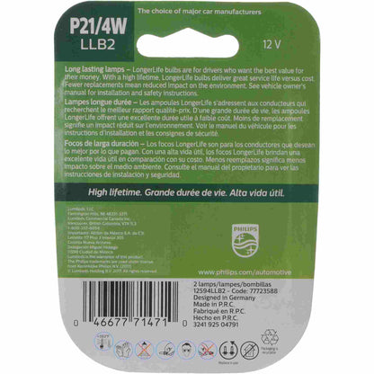 Philips Lighting P21/4WLLB2