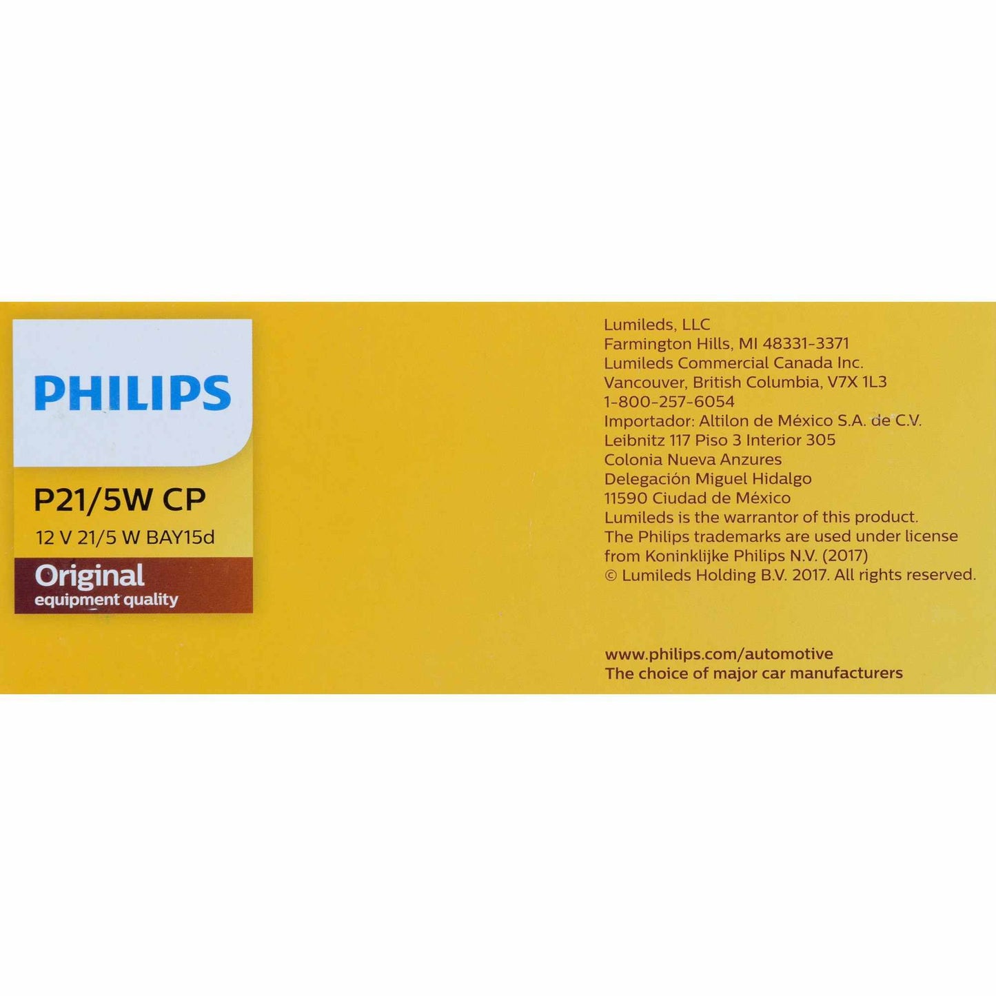 Philips Lighting P21/5WCP