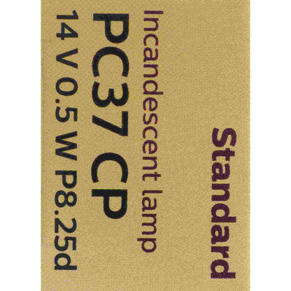 Philips Instrument Panel Courtesy Light Bulb PC37CP