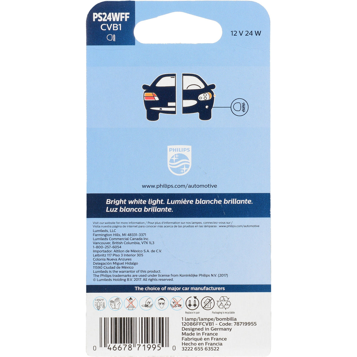 Philips Fog Light Bulb PS24WFFCVB1