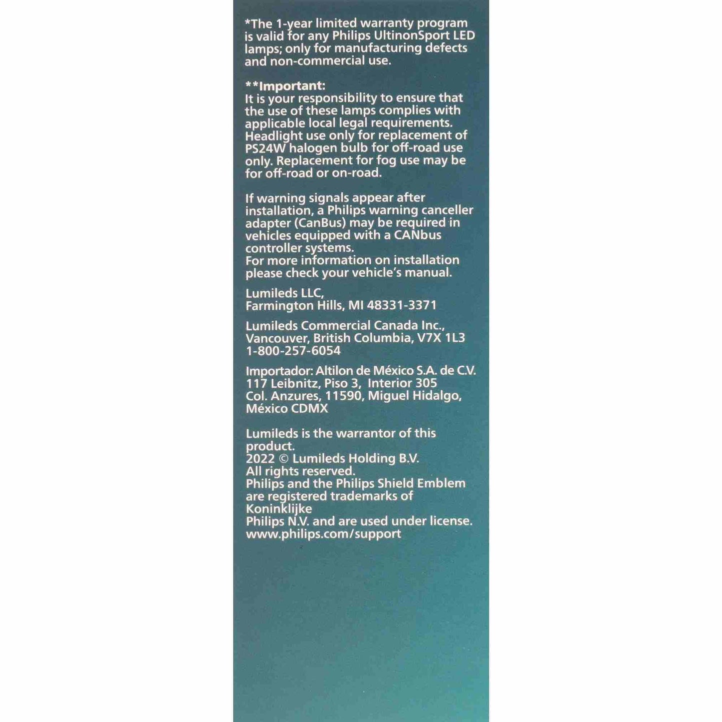 Philips Fog Light Bulb PS24WFFUSLED