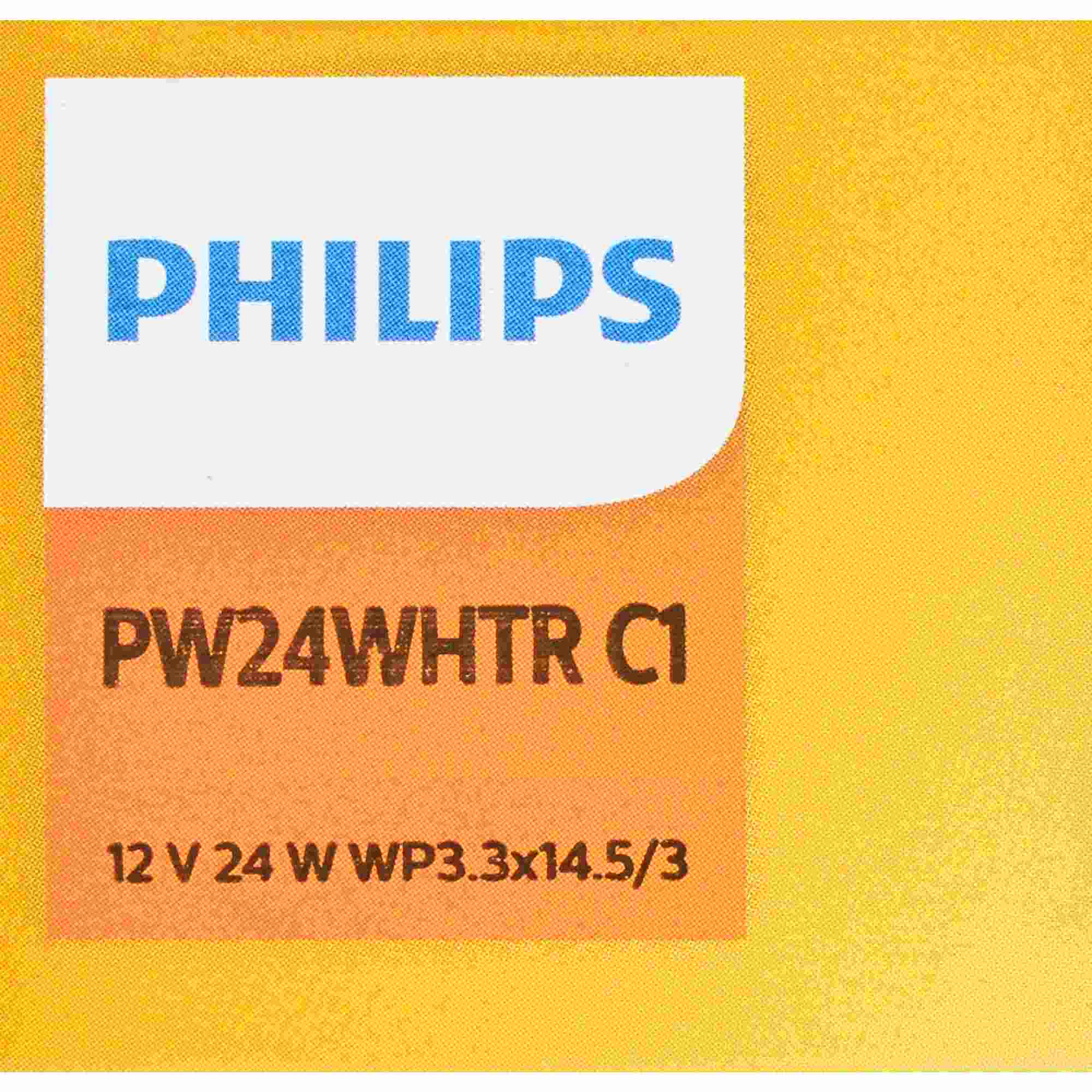 Philips Turn Signal / Parking Light Bulb PW24WHTRC1